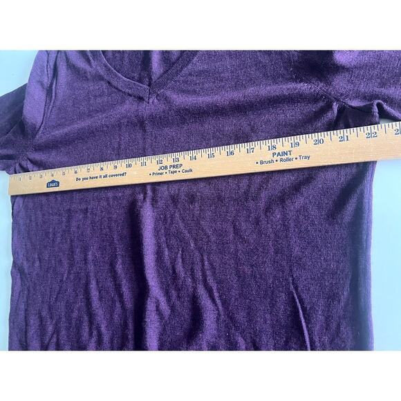 Duluth Trading mens size 2XL sweter plum color 100% merino wool long sleeves - Picture 5 of 8